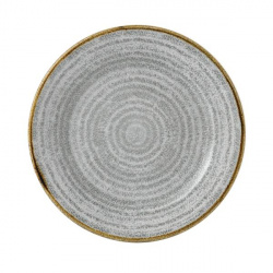 Тарелка мелкая 17СМ, с бортом, цвет Stone Grey, Studio Prints Spsgvp651 – купить в RuOborudovanie.ru с доставкой до двери Купить тарелка мелкая 17см, с бортом, цвет stone grey, studio prints spsgvp651 – цена от завода, доставка до двери | RuOborudovanie.ru