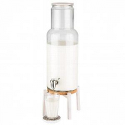 Диспенсер для напитков Aps Nordic White D23См H60,5 7,5Л стекло 10425