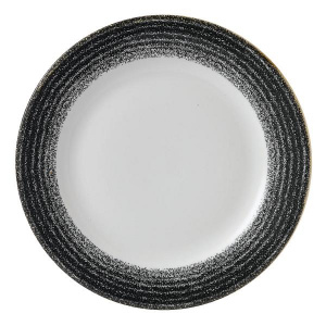 Тарелка мелкая 27,6СМ, с бортом, цвет Charcoal Black, Studio Prints Spcbvp581