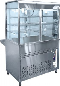 Прилавок-витрина холодильный Abat ПВВ-70км-с-01-НШ Аста