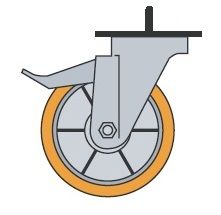 Комплект опорных колес для стенда OMSU184 OEM-ALI 54.00110