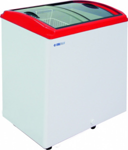 Ларь морозильный Cryspi (ITALFROST) CF200C ЛВН-200Г красный (3 корзины)