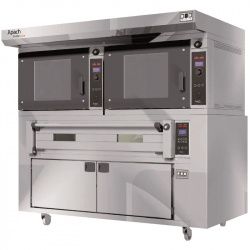 Печь конвекционная Apach 2K5P60P DP+E4L18Pa Dpbi-T с подом с расстойкой – купить в RuOborudovanie.ru с доставкой до двери Купить печь конвекционная apach 2k5p60p dp+e4l18pa dpbi-t с подом с расстойкой – цена от завода, доставка до двери | RuOborudovanie.ru