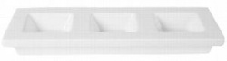 Менажница фарфор Cameo Square Accessory 3-Х секционная 30,5Х11,5СМ H2,9См 710-A343S – купить в RuOborudovanie.ru с доставкой до двери Купить менажница фарфор cameo square accessory 3-х секционная 30,5х11,5см h2,9см 710-a343s – цена от завода, доставка до двери | RuOborudovanie.ru