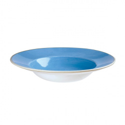 Тарелка для пасты 28СМ 0,47Л, с широким бортом, Stonecast, цвет Cornflower Blue Scfsvwbl1 – купить в RuOborudovanie.ru с доставкой до двери Купить тарелка для пасты 28см 0,47л, с широким бортом, stonecast, цвет cornflower blue scfsvwbl1 – цена от завода, доставка до двери | RuOborudovanie.ru
