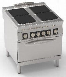 Купить плита 4 конфорочная 740 серии tecnoinox pfs8v7 716086 – цена от завода, доставка до двери | RuOborudovanie.ru
