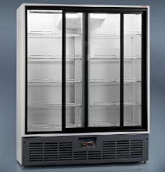 Шкаф холодильный со стеклом ариада R1400Vc пресерв купе