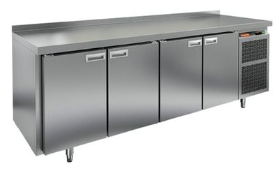 Стол охлаждаемый Hicold GN 1111/TN (-2+10), 4 двери, 2280х700х850