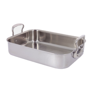 Лоток для жарки 35Х25СМ H8См, с ручками, серия Affinity, нерж.сталь 3727.35