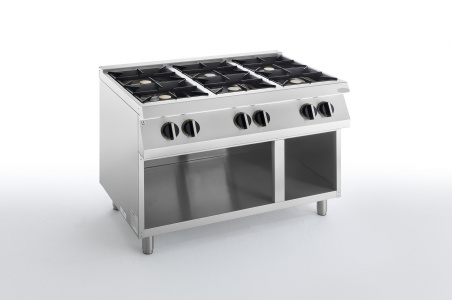 Плита газовая 6 конфорочная 700 серии Apach Chef Line Slrrg127Os