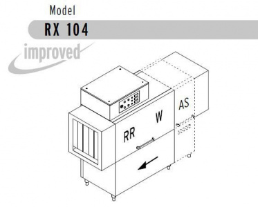 Машина посудомоечная Dihr RX 104 AS SX+DDE+XP+DR64