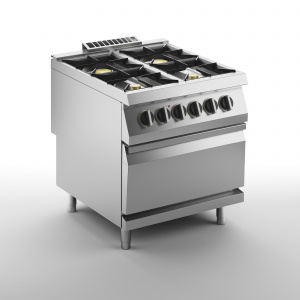 Плита газовая 4 конфорочная 900 серии Apach Chef Line SLRRG89FE