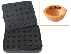 Форма для 30 круглых тарталеток O 30 мм для тарталетницы DHTartmatic Kocateq DH Tartmatic Plate 47