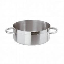 Купить кастрюля б/крышки 4,3л.нерж..ст.24х9,5см paderno 11109-24 – цена от завода, доставка до двери | RuOborudovanie.ru