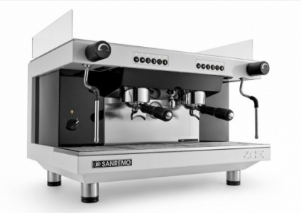 Кофемашина - автомат SANREMO ZOE Tall SED 2 высокие группы белая (бойлер 10 л)