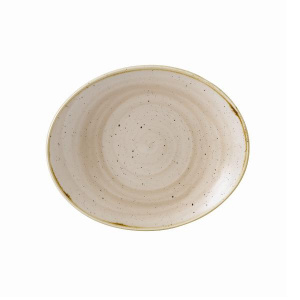 Блюдо овальное 19,2СМ, без борта, Stonecast, цвет Nutmeg Cream Snmsop71