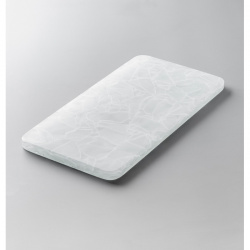 Купить *доска сервировочная 27х13,5см, стекло, серия freeze slab, цвет белый fs-m-wt – цена от завода, доставка до двери | RuOborudovanie.ru