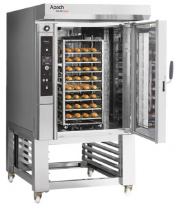 Печь Apach C46Cs Apta миниротационная газовая с подставкой с направляющими 