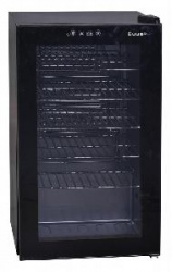Шкаф холодильный со стеклом Cooleq Tbc-65 черный