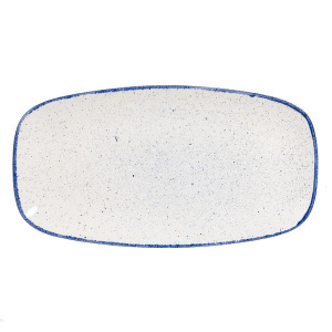 Блюдо прямоугольное Chefs 35,5Х18,9СМ, без борта, Stonecast Hints, цвет Indigo Blue Shbixo141