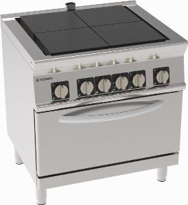 Плита 4 конфорочная 740 серии Tecnoinox Pfu8V7 716108
