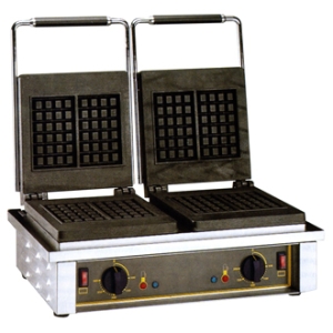 Вафельница Roller Grill GED20 бельгийскте 2 зоны (2шт.100х180х26мм - чугун)