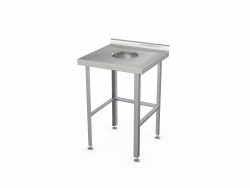 Стол пристенный для отходов сро-с-1- 600.600-02 (СРО-3/ 600)