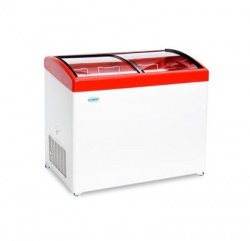 Ларь морозильный Снеж МЛГ-350 (красный)