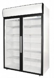 Шкаф холодильный фармацевтический Polair ШХФ-1,4ДС со стеклом 