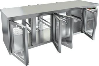 Стол с охлаждающим шкафом со стеклом Двер.Hicold Gng T 1111/Ht – купить в Нижнем Новгороде по цене завода
