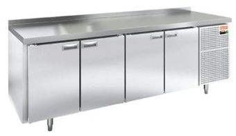 Стол охлаждаемый Hicold GN 1111/TN W (-2+10), 4 двери, 2280х700х850, пластификат – купить в Нижнем Новгороде по цене завода