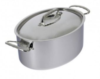 Кастрюля овальная 6,5Л 30Х22СМ H13См, с крышкой, серия Affinity, S/S 3726.30 – купить в Нижнем Новгороде по цене завода