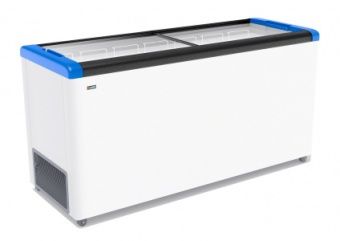 Ларь морозильный Frostor Gellar FG600 с прямое стекло синий – купить в Нижнем Новгороде по цене завода