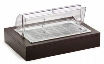 Поднос для пакетированного джема/масла, с крышкой Roll-Top, с хладогеном, на дерев. Основании венге – купить в Нижнем Новгороде по цене завода
