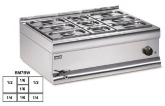 Мармит настольный 2*GN1/2 + 2*GN1/4 + 3*GN1/6 Lincat BM7BWFL – купить в Нижнем Новгороде по цене завода