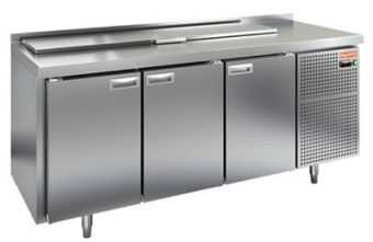 Стол для салатов Hicold SL2-111GN (1/6) (+2+10), 3 двери, 1835х700х850мм – купить в Нижнем Новгороде по цене завода