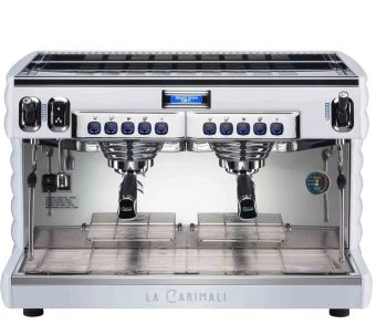 Кофемашина-автомат Carimali bubble e2 2 высокие группы, экономайзер, белая (bu-e2-h-02_w) – купить в Нижнем Новгороде по цене завода
