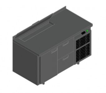 Стол для салатов Hicold Sl2-12Gn (1/6) с крышк. (+2/+10) – купить в Нижнем Новгороде по цене завода