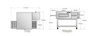 Печь конвейерная Kocateq EPCV30/76 электрическая с шириной конвейера 80см – купить в Нижнем Новгороде по цене завода