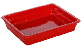 Гастроемкость керамическая Corone GN 1/2 326х265х60 мм красная [LQ-QK15029-186C] – купить в Нижнем Новгороде по цене завода