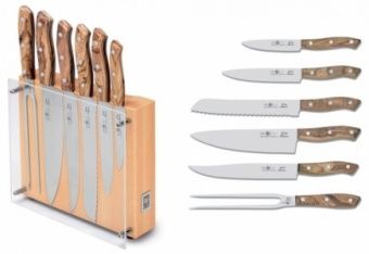 Набор ножей 6 предметов "Nature" с деревянными ручками, с подставкой 43700.Nt01000.006 – купить в Нижнем Новгороде по цене завода