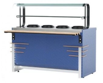 Мармит первых блюд Челябторгтехника RМ13D(10) Case длиной 1505 мм с 4 электросупницами 10л – купить в Нижнем Новгороде по цене завода