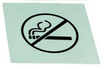Табличка "No Smoking" S555 – купить в Нижнем Новгороде по цене завода