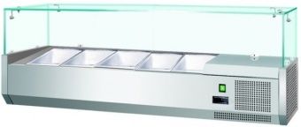 Витрина холодильная для ингредиентов 5хGN1/4 -150 мм Koreco VRX1200330(335I) – купить в Нижнем Новгороде по цене завода