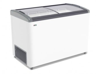 Ларь морозильный Frostor Gellar FG400E гнутое стекло серый – купить в Нижнем Новгороде по цене завода