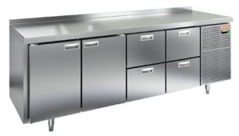 Стол охлаждаемый Hicold GN 1122/TN (-2+10), 2 двери, 4 ящ, 2280х700х850 – купить в Нижнем Новгороде по цене завода