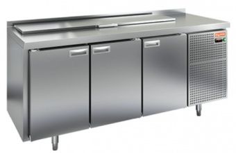Стол для салатов Hicold SL2-111GN (1/6) (+2+10), 3 двери, 1835х700х850мм – купить в Нижнем Новгороде по цене завода