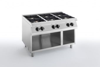 Плита газовая 6 конфорочная 700 серии Apach Chef Line Slrrg127Cs – купить в Нижнем Новгороде по цене завода