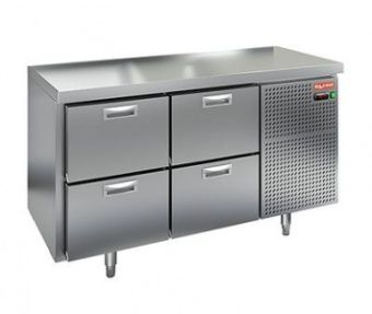 Стол охлаждаемый Hicold SN 22/BT О (-10-18) островн., 4ящ, 1390х600х850мм – купить в Нижнем Новгороде по цене завода