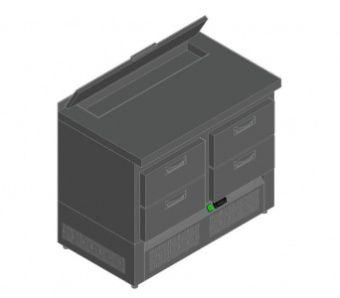 Стол для салатов Hicold Sle2-22Sn (1/6) с крышк. (+2/+10) – купить в Нижнем Новгороде по цене завода